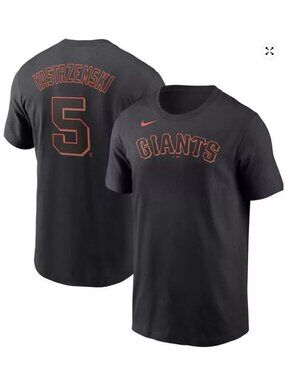 Nike Tee Size XL Yastrzemski #5 Giants Baseball NWOT Short Sleeve Shirt